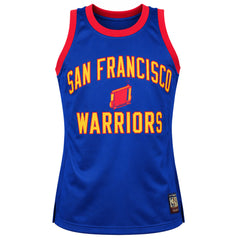 Mitchell & Ness NBA Golden State Warriors Heritage Mens Blue Vest