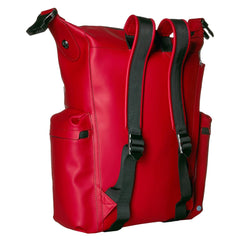 Hunter Original Top Clip Rubberized Leather Red Backpack