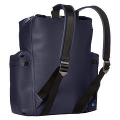 Hunter Original Top Clip Rubberized Leather Navy Backpack