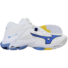 Mizuno Wave Lightning Z8 Mid Mens White Volleyball Shoes
