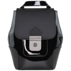 Hunter Refined Leather Black Mini Backpack