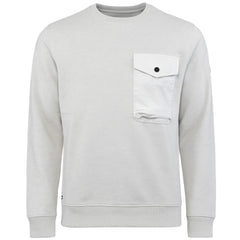 Weekend Offender Kesey Mens Silver Sweater