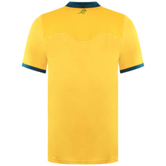Asics Wallabies Home Game Day Mens Yellow Rugby Jersey