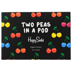 Happy Socks 2-Pack Black Cherry Mini & Me Gift Set