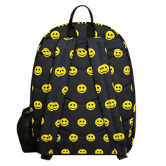 Hype Smile Face Kids Black Backpack