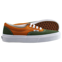 Vans Era Mens Green/Orange Plimsolls