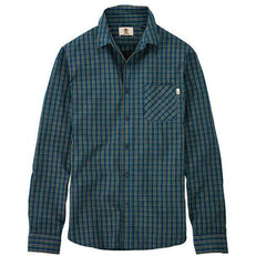 Timberland Poplin Mens Dark Green Shirt