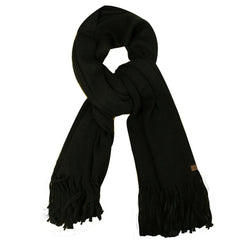 Timberland Wool Womens Black Scarf