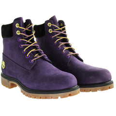 Timberland Los Angeles Lakers Mens Purple Boots