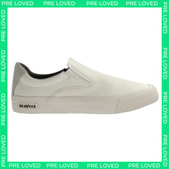 Seavees Hawthrone Slip On Standard Bleach Poplin Off White Mens Shoes NO BOX