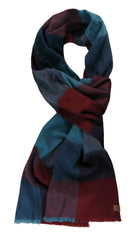Timberland Checkered Womens Blue/Red Scarf