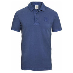 Timberland Logo Mens Denim Polo Shirt
