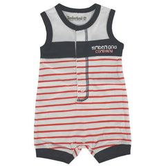 Timberland All in One Kids Grey/Red Bodysuit
