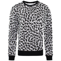 Vans Off The Wall Printed Womens Black/White Sweater