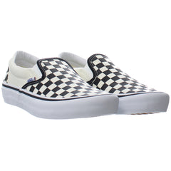 Vans Pro Checkerboard Mens White/Black Plimsolls