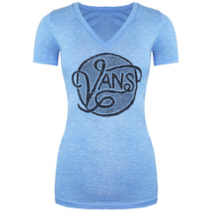 Vans Off The Wall Graphic Womens Blue T-Shirt