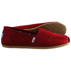 Toms Alpargatas Womens Red Espadrilles