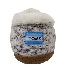 Toms Birch Wollen Natural Womens Black/White Slippers