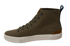 Toms Travel Lite Mens Olive Camo Plimsolls