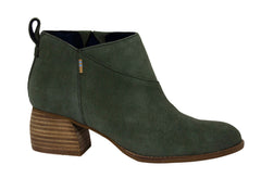 Toms Leilani Womens Green Heeled Boots