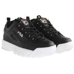 Fila Disruptor Mens Black Trainers