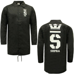 Supra Champ Trench Mens Black Windbreaker Jacket
