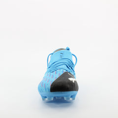 Puma Future 5.2 Netfit HG Blue Textile Mens Lace Up Football Boots 105793 01