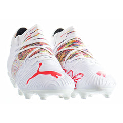 Puma Future Z 3.1 FG/AG JR White Kids Football Boots