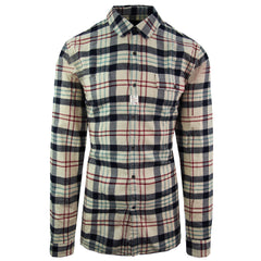 Scotch & Soda Printed Mens Cream Shirt