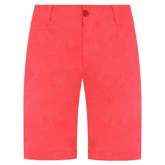 Under Armour 9" Fitted Womens Pink Golf Shorts