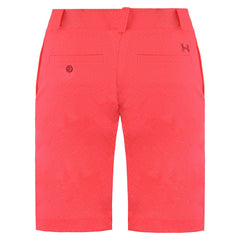 Under Armour 9" Fitted Womens Pink Golf Shorts