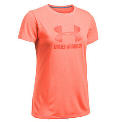 Under Armour Threadborne Womens Orange T-Shirt