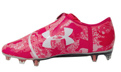 Under Armour UA Spotlight LE FG Mens Pink Football Boots