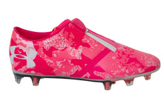 Under Armour UA Spotlight LE FG Mens Pink Football Boots