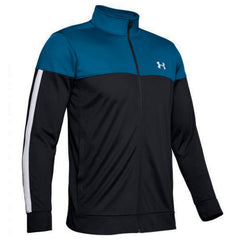 Under Armour Sportstyle Pique Mens Black/Blue Jacket