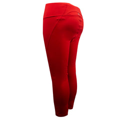 Under Armour Reflect High Rise Womens Red Cropped Leggings