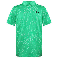 Under Armour PlayOff Kids Green Polo Shirt