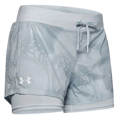 Under Armour Speedpocket Weightless 2in1 Womens Grey Shorts