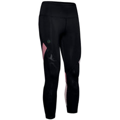 Under Armour Rush Embossed Womens Black Shine Leggings