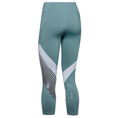 Under Armour Rush Embossed Womens Blue Leggings
