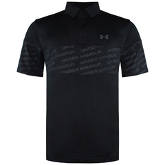 Under Armour Playoff 2.0 Blocked Mens Black Polo Shirt