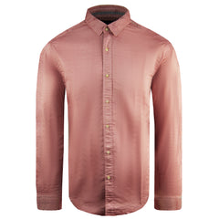 Scotch & Soda Slim Fit Mens Pink Cotton Shirt