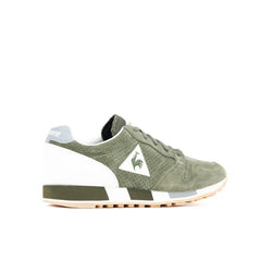 Le Coq Sportif Omega Premium Mens Green Trainers
