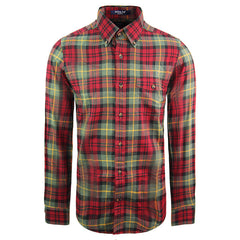 Gant Regular Fit Rockaway Twill Mens Red Shirt