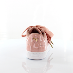 Puma Basket Heart Womens Peach Trainers
