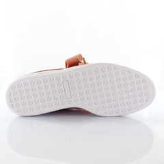 Puma Basket Heart Womens Peach Trainers
