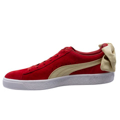 Puma Suede Bow Womens Red Trainers