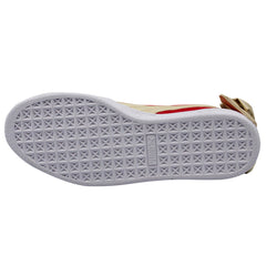 Puma Suede Bow Womens Red Trainers
