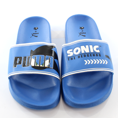 Puma Sega Leadcat Kids Blue Sliders