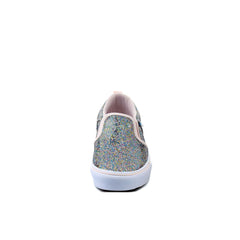 Vans Asher Glitter Womens Gold Plimsolls